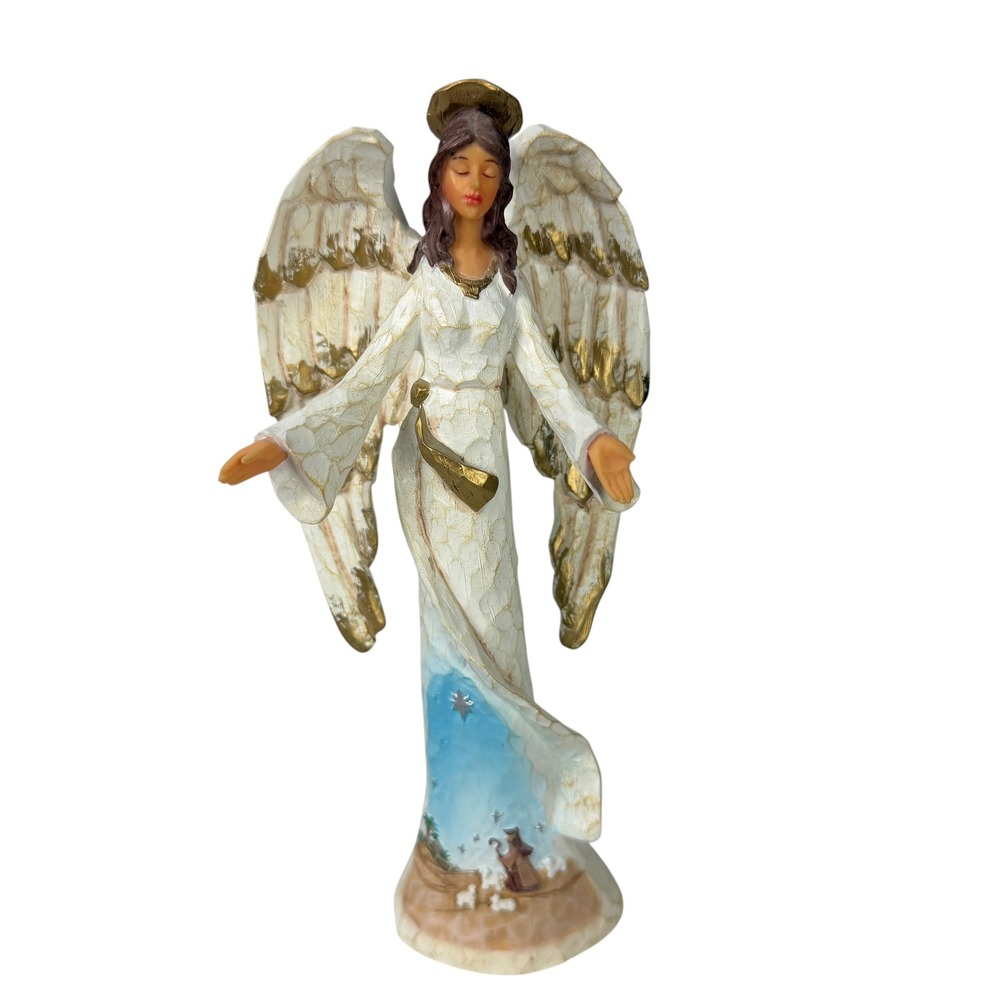 Thomas Kinkade Hawthorne Village Angel of Rejoice Elegant Blessings Figurine